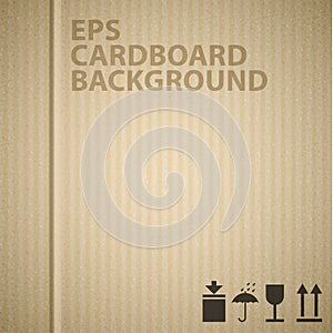 Vector cardboard background texture