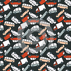 Vector cars pattern