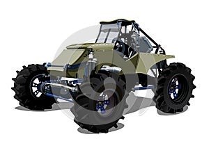 Vector Cartoon buggy