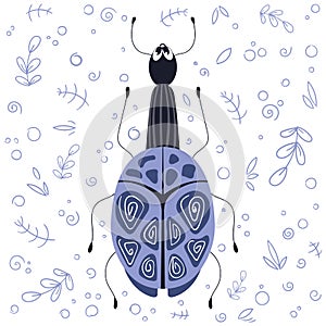 Vector cartoon bugs