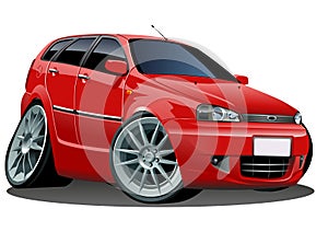Vector cartoon car