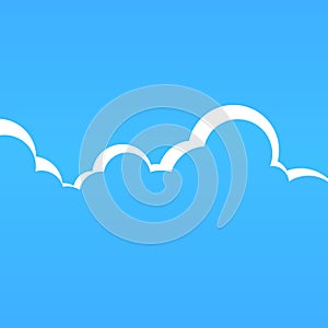 Vector Cartoon Cloudspace Illustration