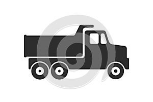 Vector Cartoon Dump Truck Icon. Tipper truck. Vector Cartoon Dump Truck. Vector Cartoon Dump Truck. Tipper truck.