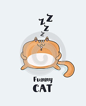 Cartoon cat photo