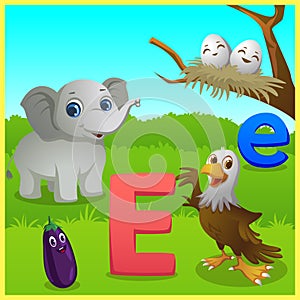 Alphabets learning for preschool kids