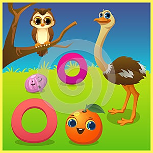 Alphabets learning for preschool kids photo