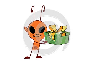 Vector Cartoon Illustration Of Ant