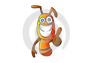 Vector Cartoon Illustration Of Ant