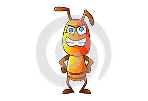 Vector Cartoon Illustration Of Ant