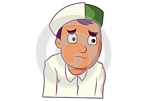 Vector Cartoon Illustration Of Himachali Boy