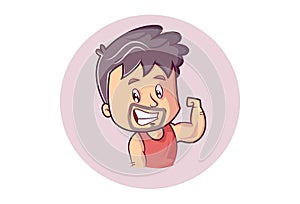 Vector Cartoon Illustration Of Man