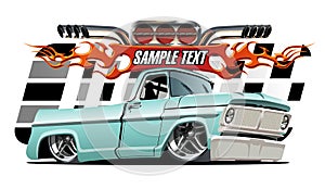 Vector Cartoon Lowrider