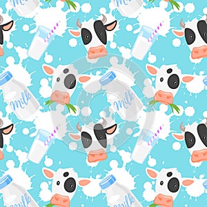 Pattern with cows