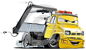 Vector Cartoon Tow Truck