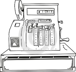 Vector - cash register