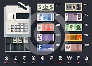 Vector cash register