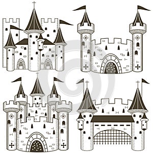 Vector castle collection