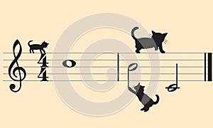 Gatos a música 