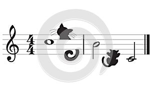 Gatos a música 