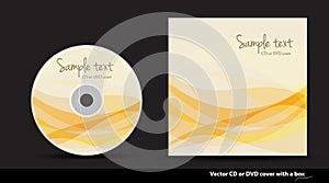 Vector CD or DVD cover design