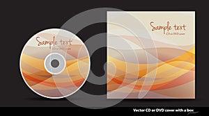 Vector CD or DVD cover design
