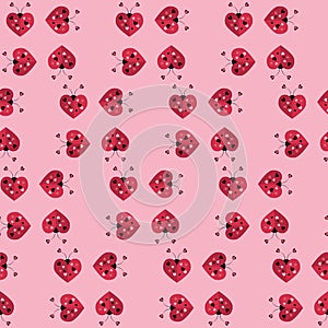 Vector celebratory love pattern