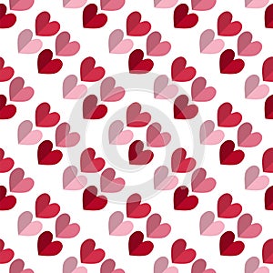 Vector celebratory love pattern
