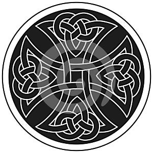 Vektor keltský kríž tradičný ozdoba 