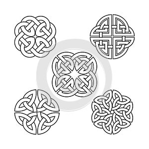 Vector celtic knot. Ethnic ornament. photo
