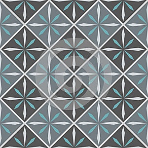 Vector ceramic tile with seamless pattern