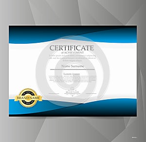 Vector certificate template. eps 10