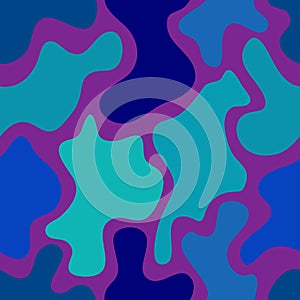 Vector chaotic spotted seamless pattern