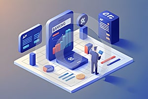 banking api concept illustration