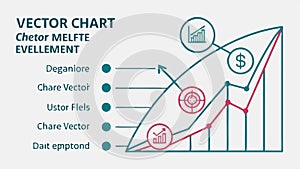 Vector chart infographic, data visualization, business graph, chart design, info chart vector design Generative AI