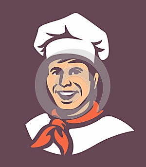 Vector chef with hat