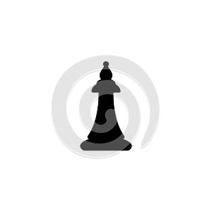 vector chess piece set for logo design,bishop icon illustration