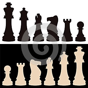 vector chess pieces