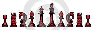 Vector Chess Pieces photo