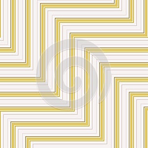 Vector chevron stripes seamless pattern. Golden zigzag line ornament texture