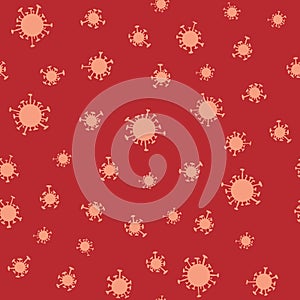 Vector China Coronavirus Seamless Background