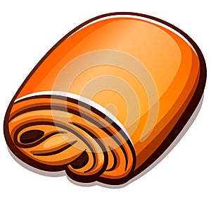 Vector chocolate pastries isolated design