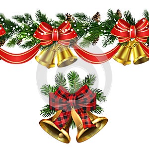 Vector Christmas Border decoration collection