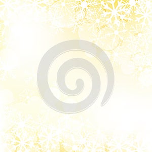 Vector christmas golden background