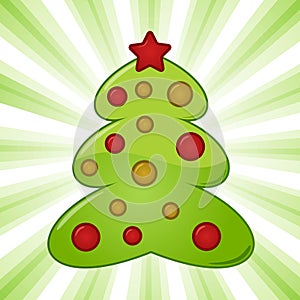 Vector christmas tree