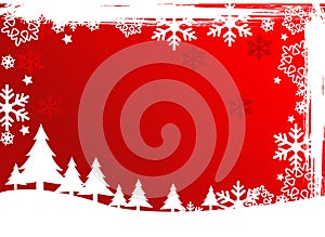 Vector Christmas tree background