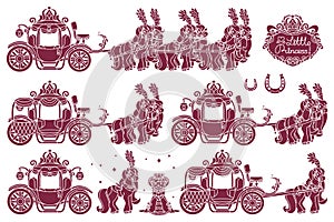 Vector Cinderella carriage