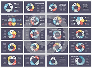 Vector circle arrows infographic, cycle diagram, graph, presentation chart. Business concept with 3, 4, 5, 6, 7, 8