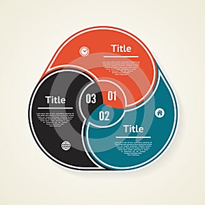 Vector circle infographic. Template for diagram, graph, presentation and chart