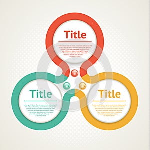 Vector circle infographic. Template for diagram, graph, presentation and chart.