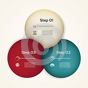 Vector circle infographic. Template for diagram, graph, presentation and chart.